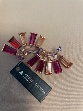 Eddie Borgo Crystal Fan Earrings Dream Catcher Collection